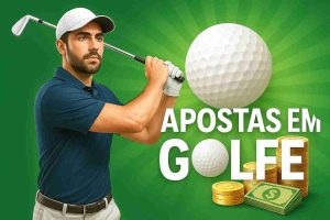 Tela de apostas em golfe no site 9009BET